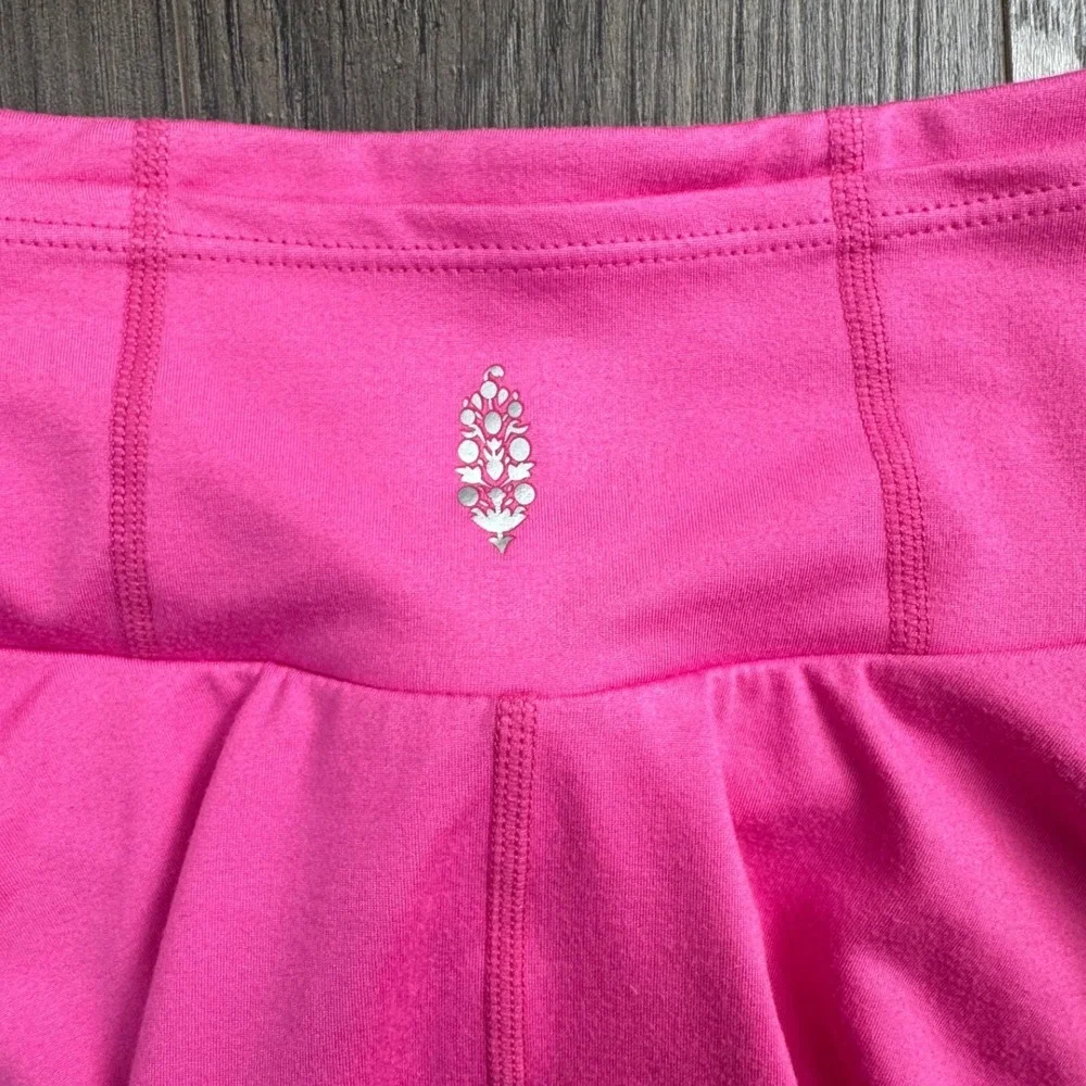 Free People Movement Hot Shot Skort Pink‎ Tennis Golf Workout Athletic Size M